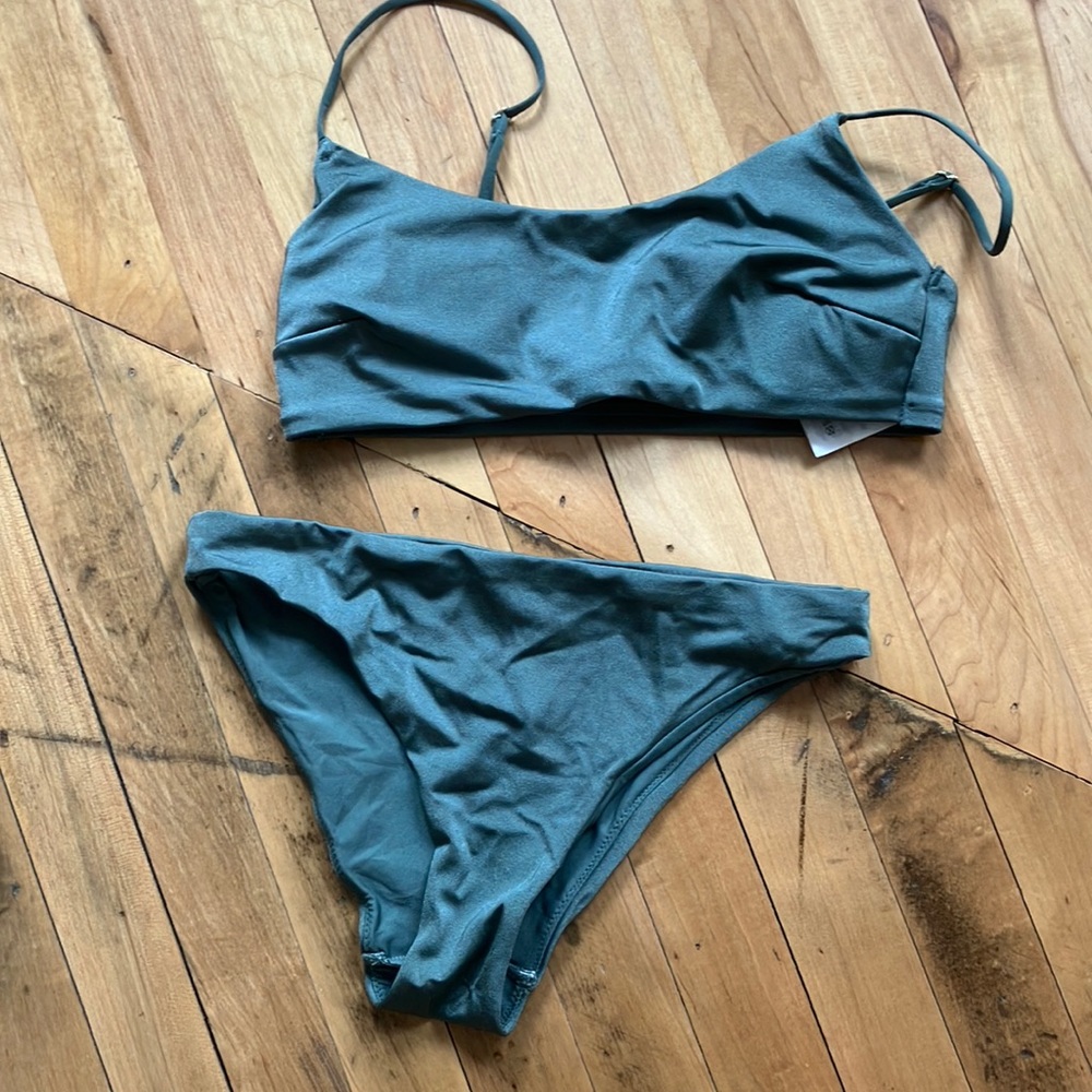 Shimmer green HM bikini